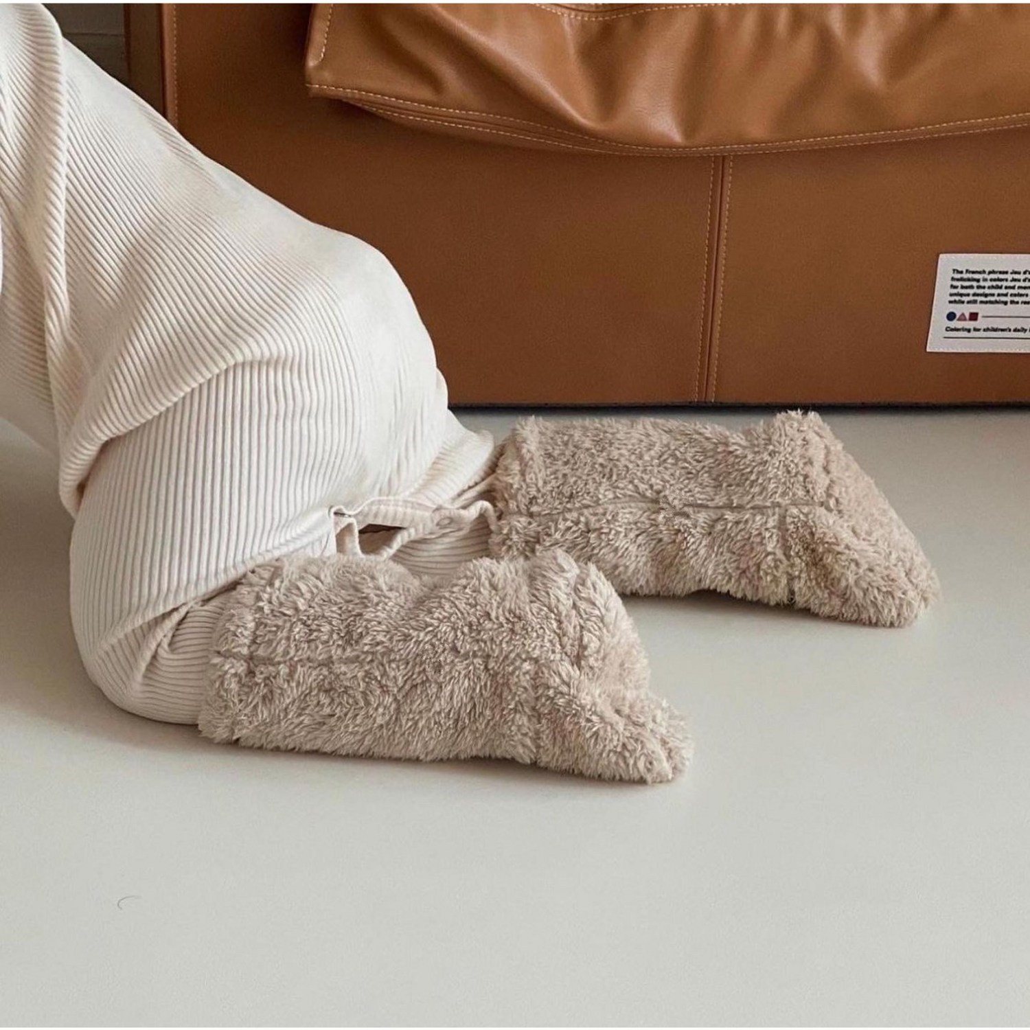 Baby Clothing Items - Warm Winter Baby Socks Coral Fleece