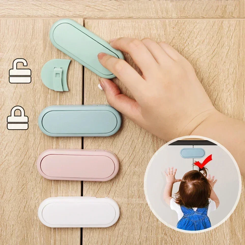 Baby Clothing Cupboard - 5pcs Children's Drawer Safety Latch Cabinet