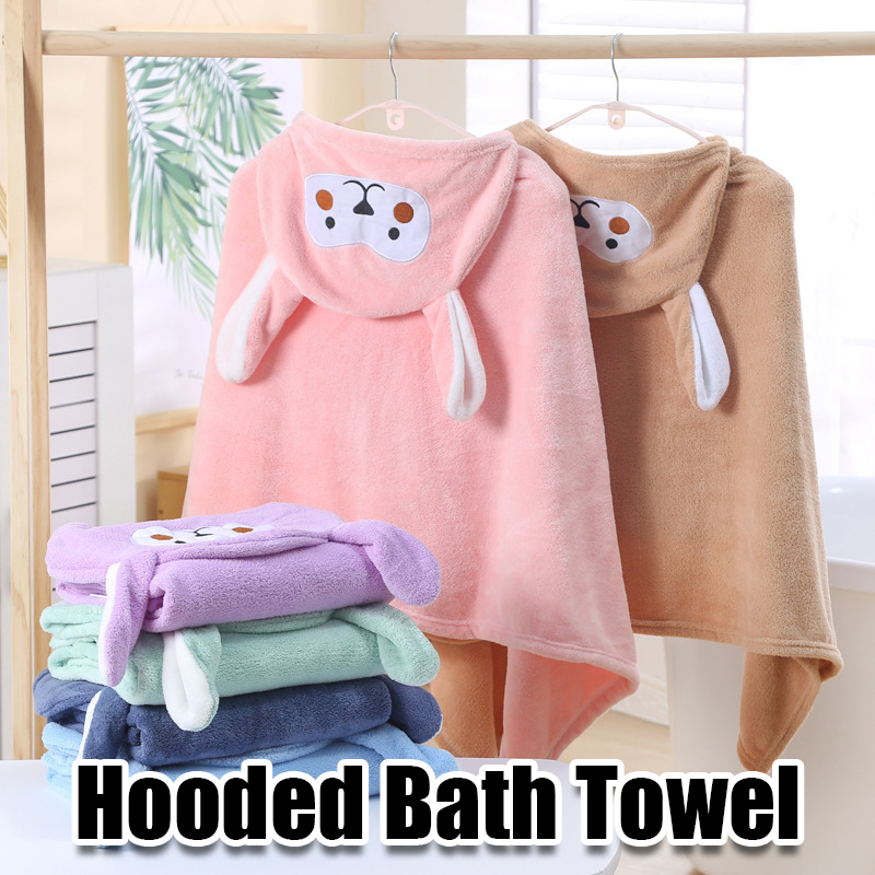 Coral Fleece Hooded Bath Towel - Hooded Bath Towel 评论和价格