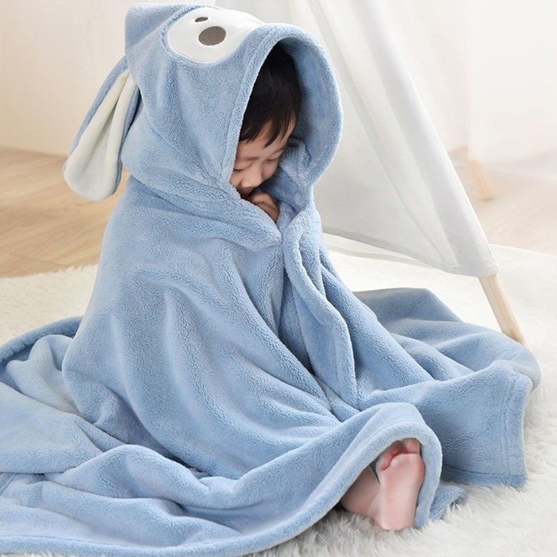 Coral Fleece Hooded Bath Towel - Hooded Bath Towel 评论和价格