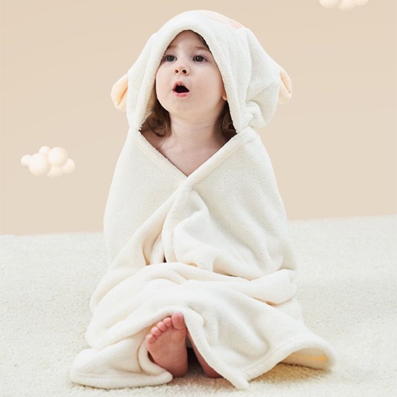 Coral Fleece Hooded Bath Towel - Hooded Bath Towel 评论和价格