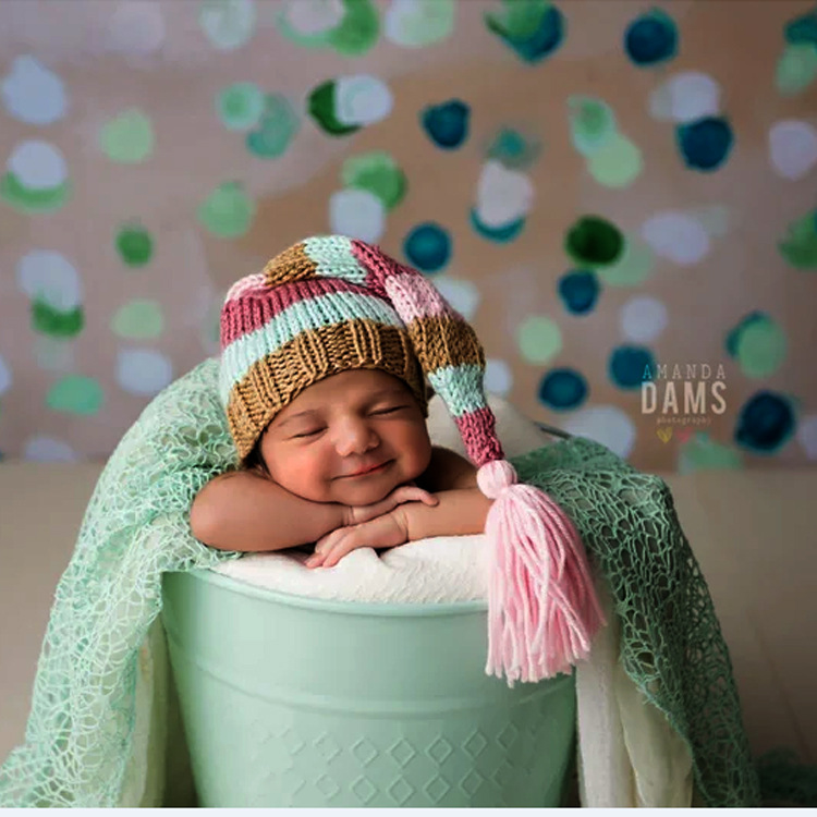 Baby Long Tail Hat Baby Photog - Baby Clothing Model 评论和价格