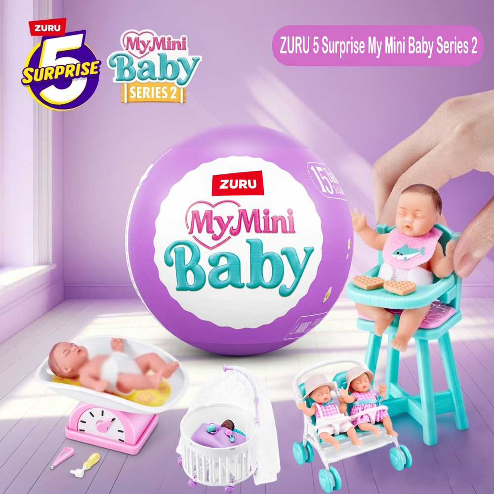 Zuru  My Mini Baby 2  5 Surpri - Baby Clothing Model 评论和价格
