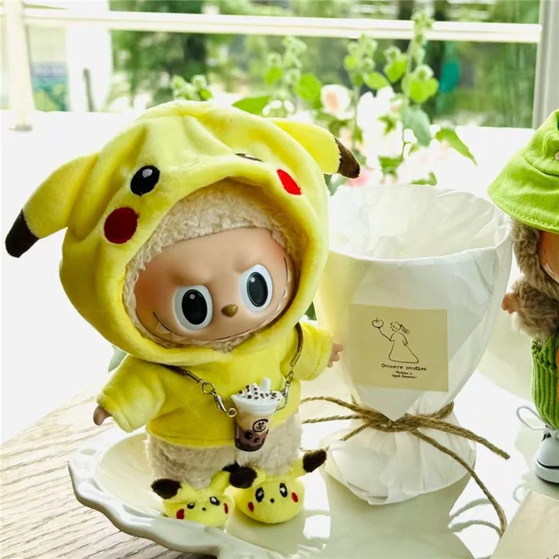 15 17cm For Labubu Doll Cartoo - Baby Clothing Us 评论和价格