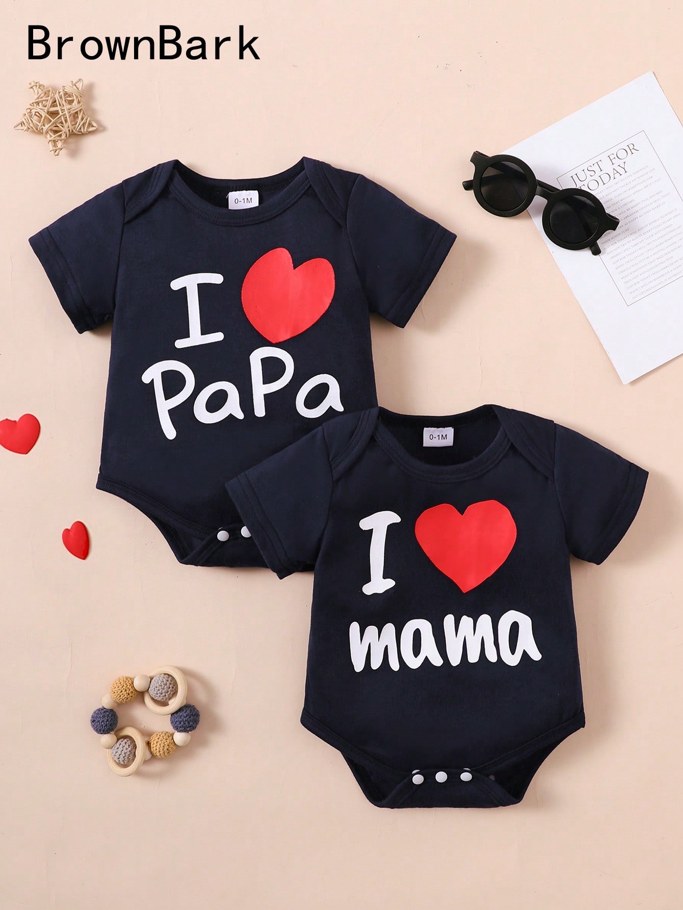 2-Pack, Unisex Summer Cute Cas - Baby Clothing Brand 评论和价格