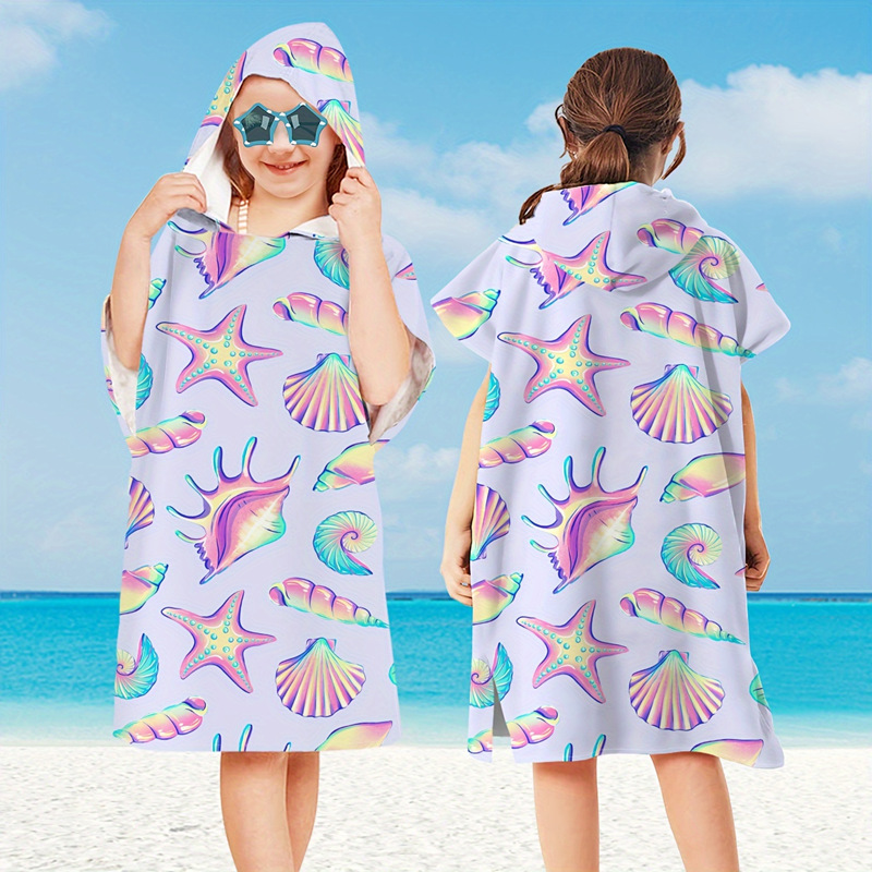 Baby Cartoon Printing Bathrobe - Hooded Bath Towel 评论和价格