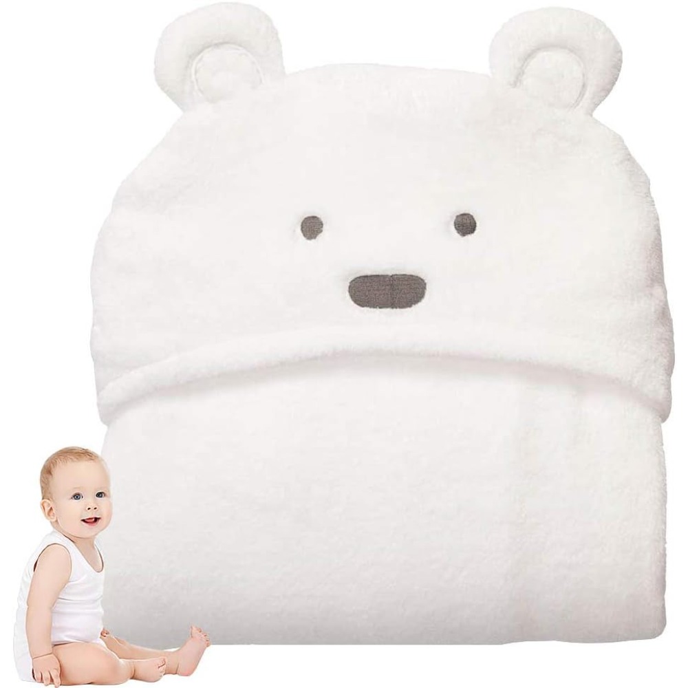 Cute Bear Hooded Towel for Kid - Hooded Bath Towel 评论和价格