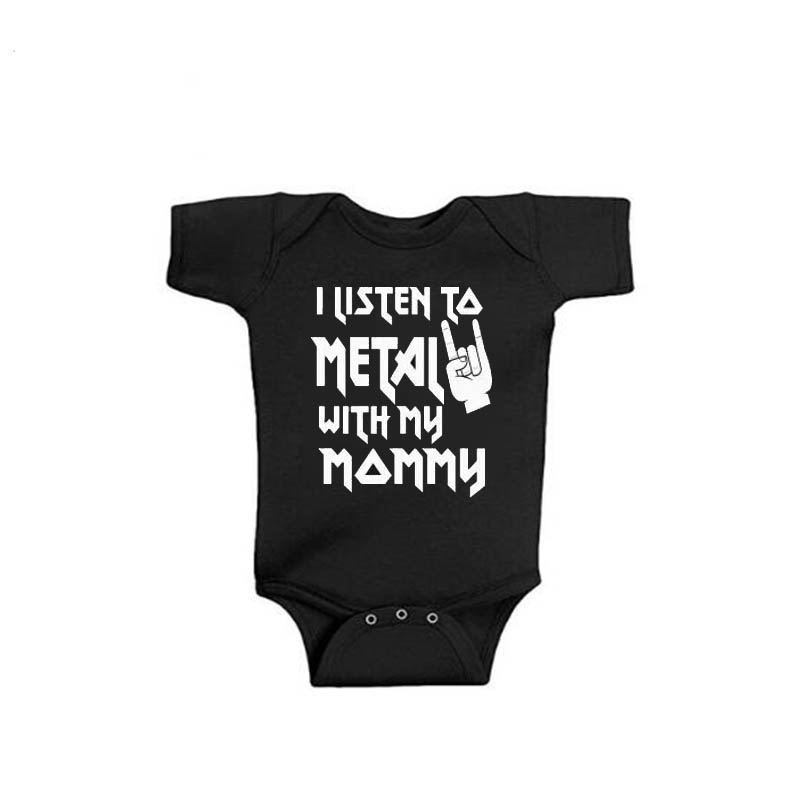 I Listen to Metal with My Dadd - Baby Clothing Brand 评论和价格