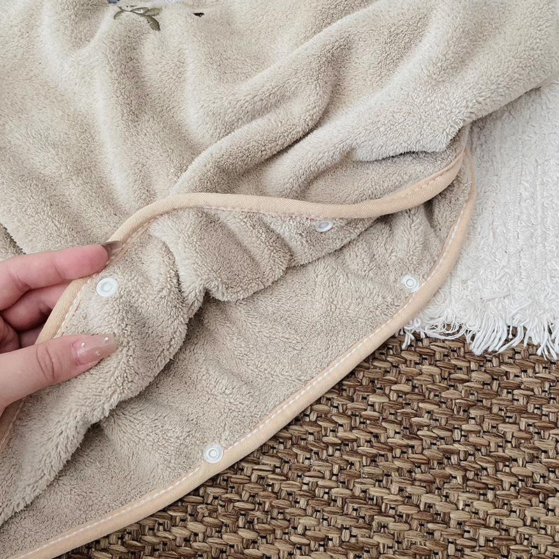 Children's Coral Fleece Cloaks - Hooded Bath Towel 评论和价格