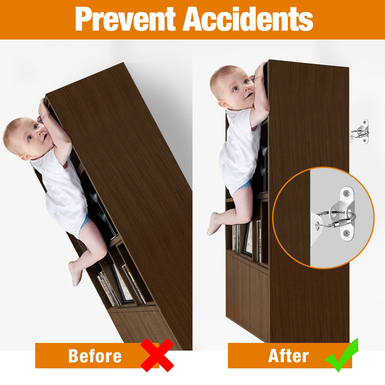 Anti-Baby Tilt Furniture Ancho - Baby Clothing Cupboard 评论和价格