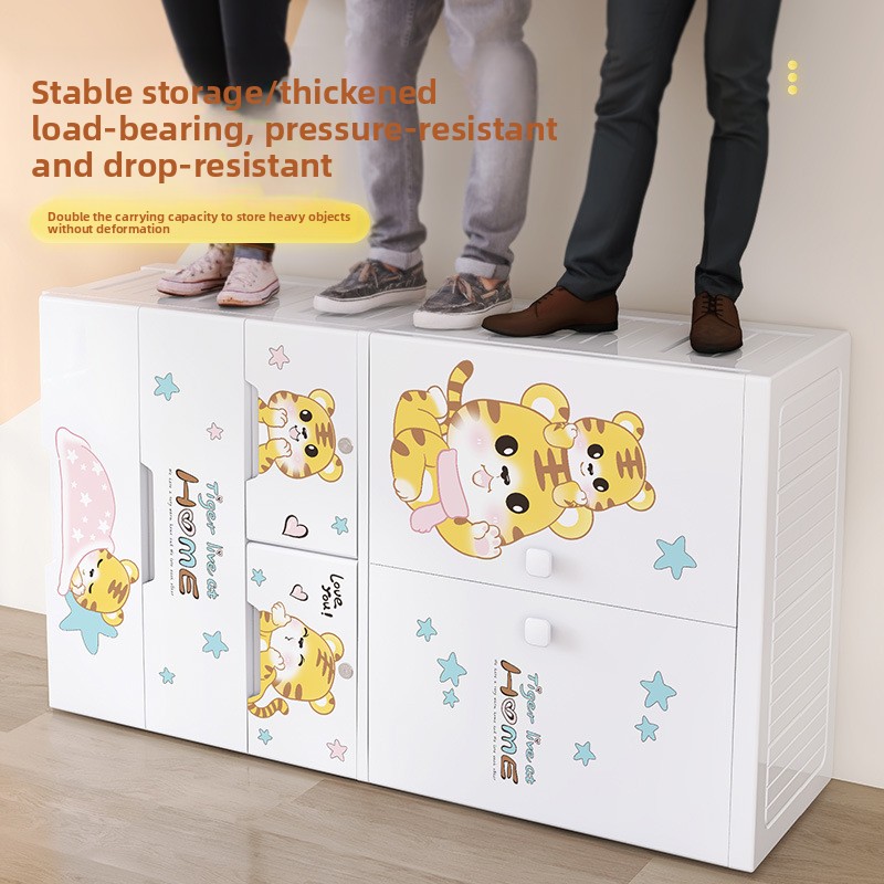 Thickened Plastic Five-Bucket  - Baby Clothing Cupboard 评论和价格