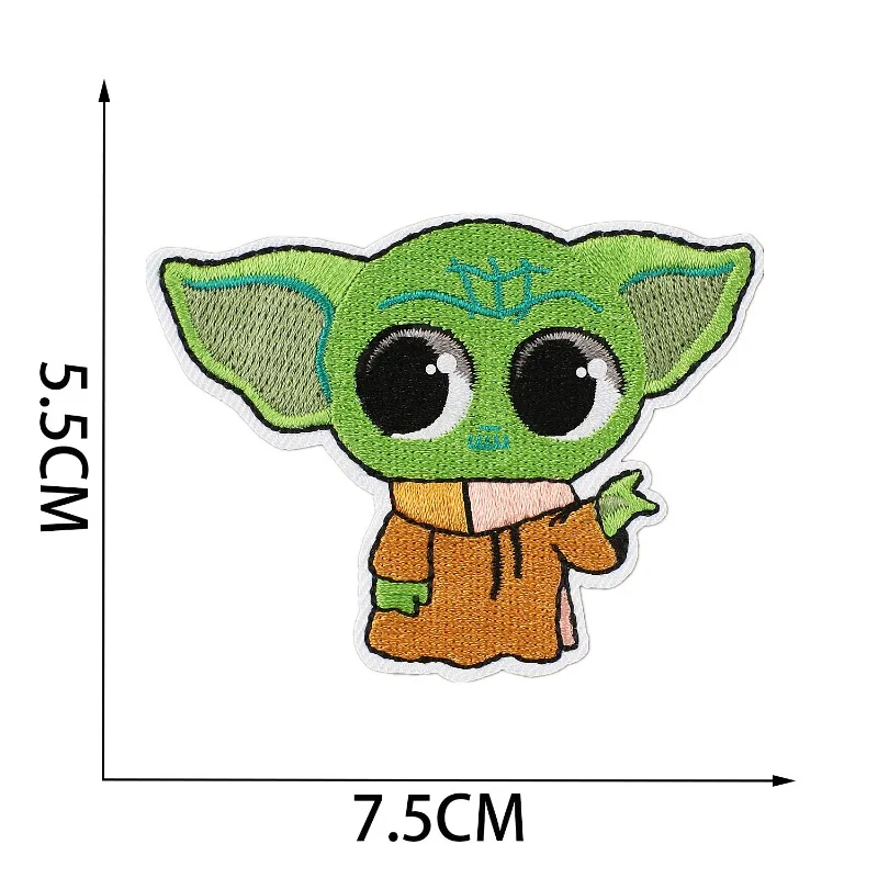 9pcs Stars Warsed Figure Patch - Baby Yoda Clothing 评论和价格