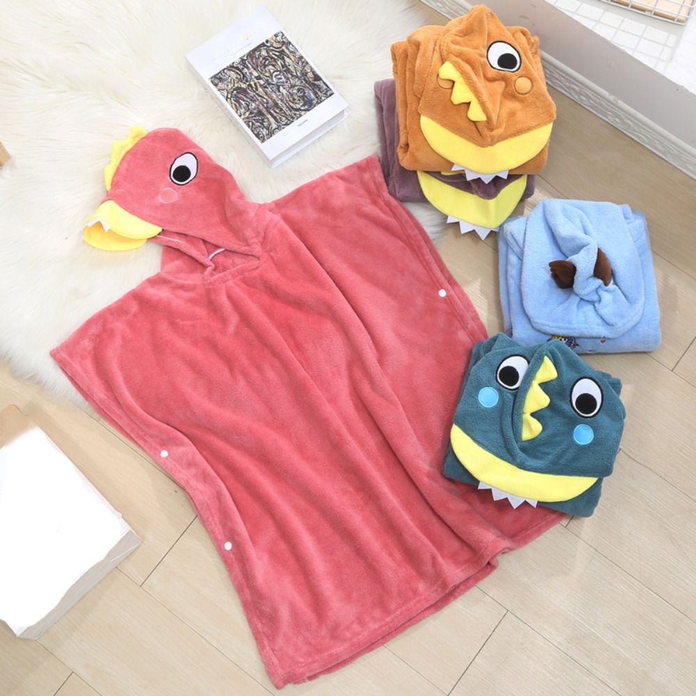 Comfortable Cartoon Baby Bath  - Hooded Bath Towel 评论和价格
