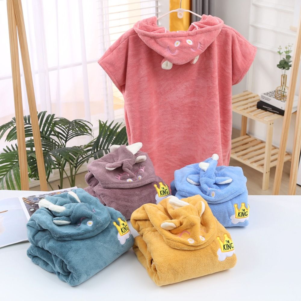 Comfortable Cartoon Baby Bath  - Hooded Bath Towel 评论和价格
