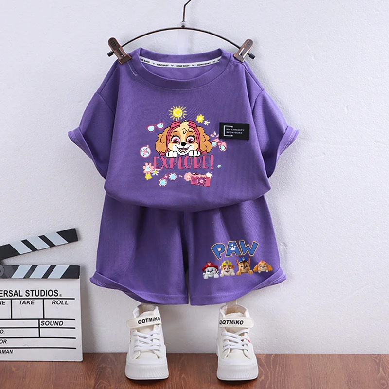 2Pc Paw Patrols T Shirt Chase  - Baby Clothing Sets Boy 评论和价格