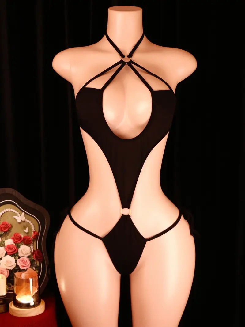 Lacing Hanging Neck Bodysuit H - Baby Clothing Model 评论和价格