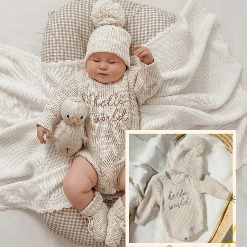 Ylsteed Hello World Knitting N - Baby Clothing Sets Boy 评论和价格