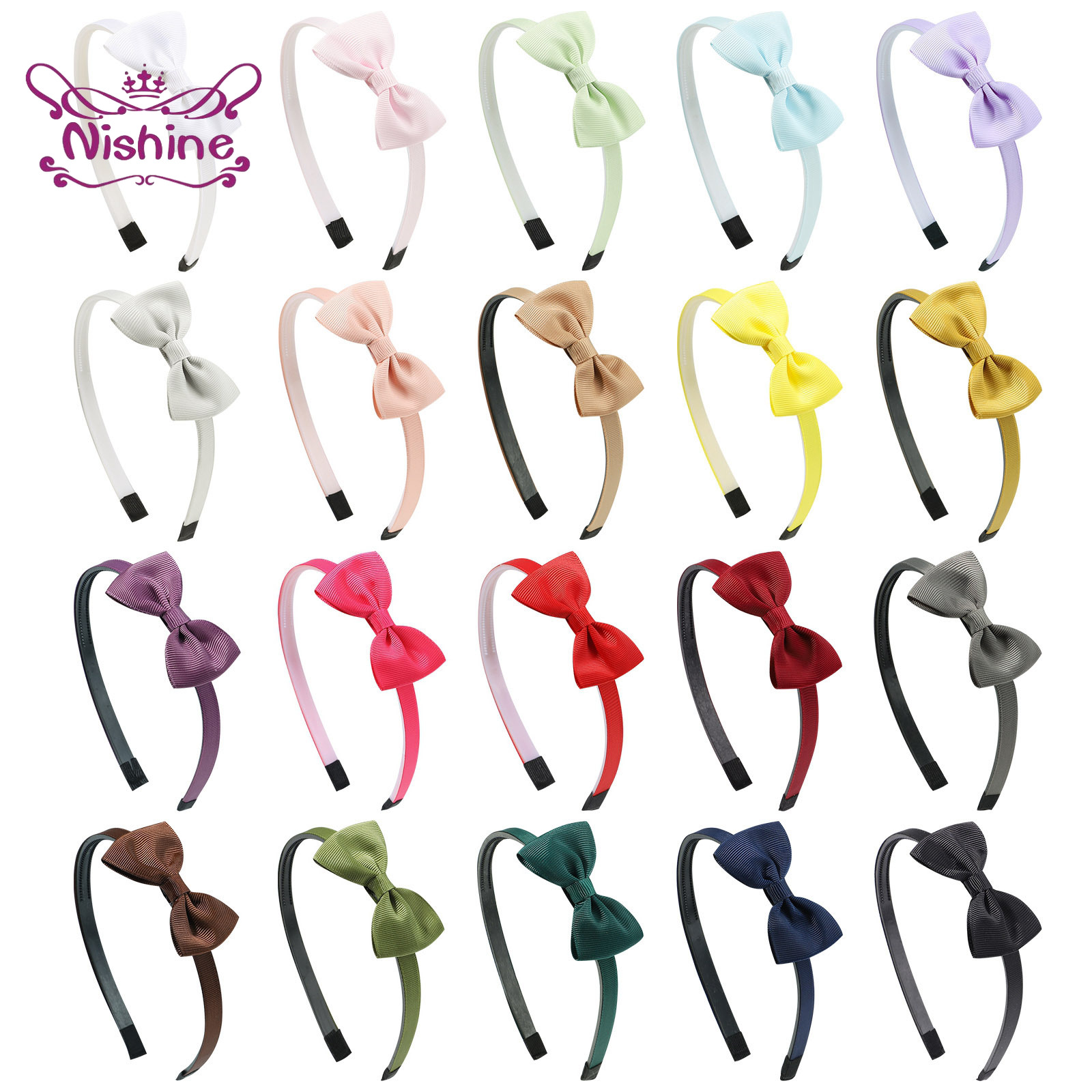 1PCS Ribbon Bow Knot Headband  - Baby Clothing Us 评论和价格