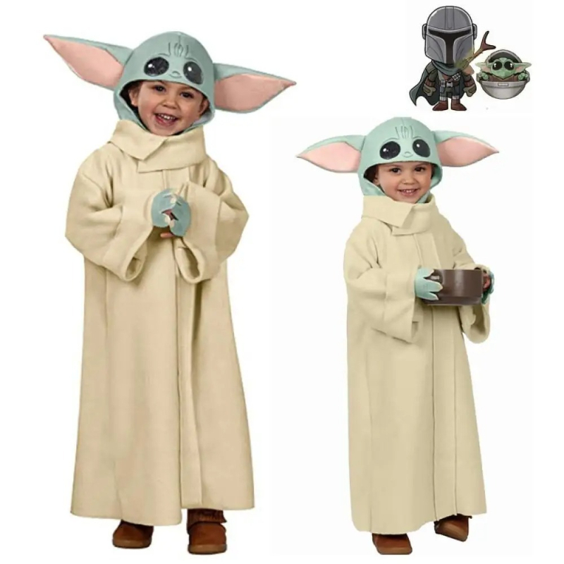 Kids Baby Yoda Cosplay Costume - Baby Yoda Clothing 评论和价格