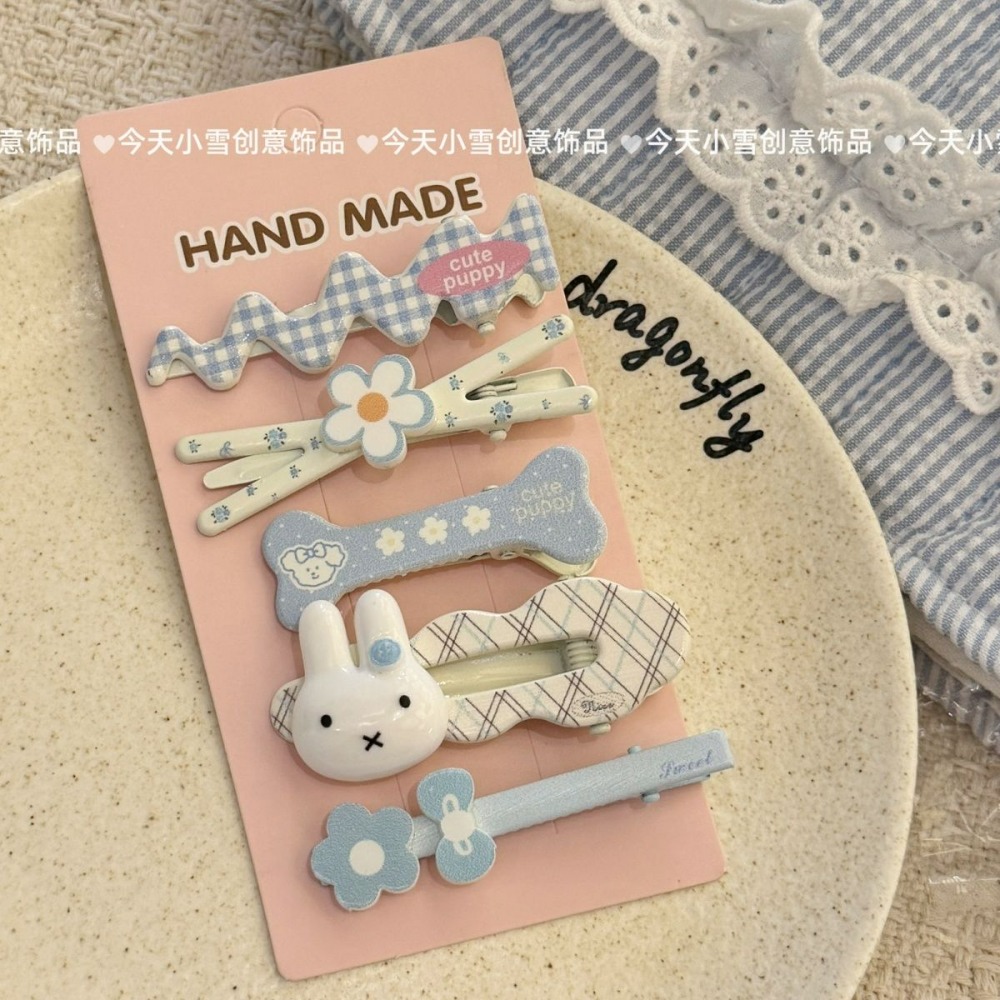 5pcs Miffy Hair Clip Cute Baby - Baby Clothing Model 评论和价格
