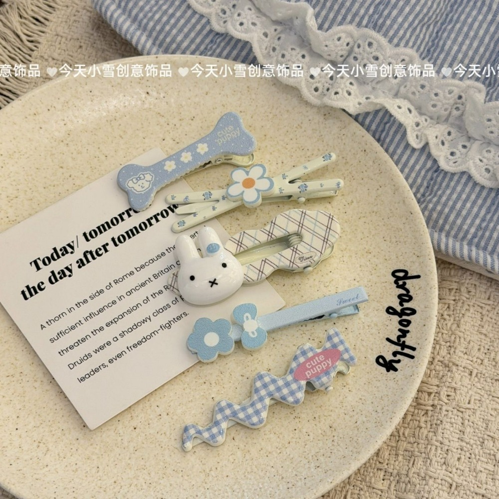 5pcs Miffy Hair Clip Cute Baby - Baby Clothing Model 评论和价格