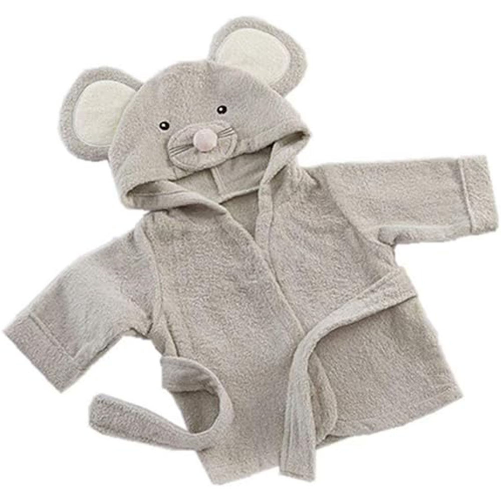 Baby Boy Bathrobe Hooded Towel - Hooded Bath Towel 评论和价格